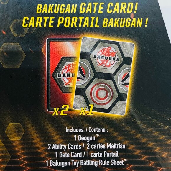 Bakugan Geogan Rising Sluggler w/Trading cards New in Box For Age 6+ - Picture 13 of 14